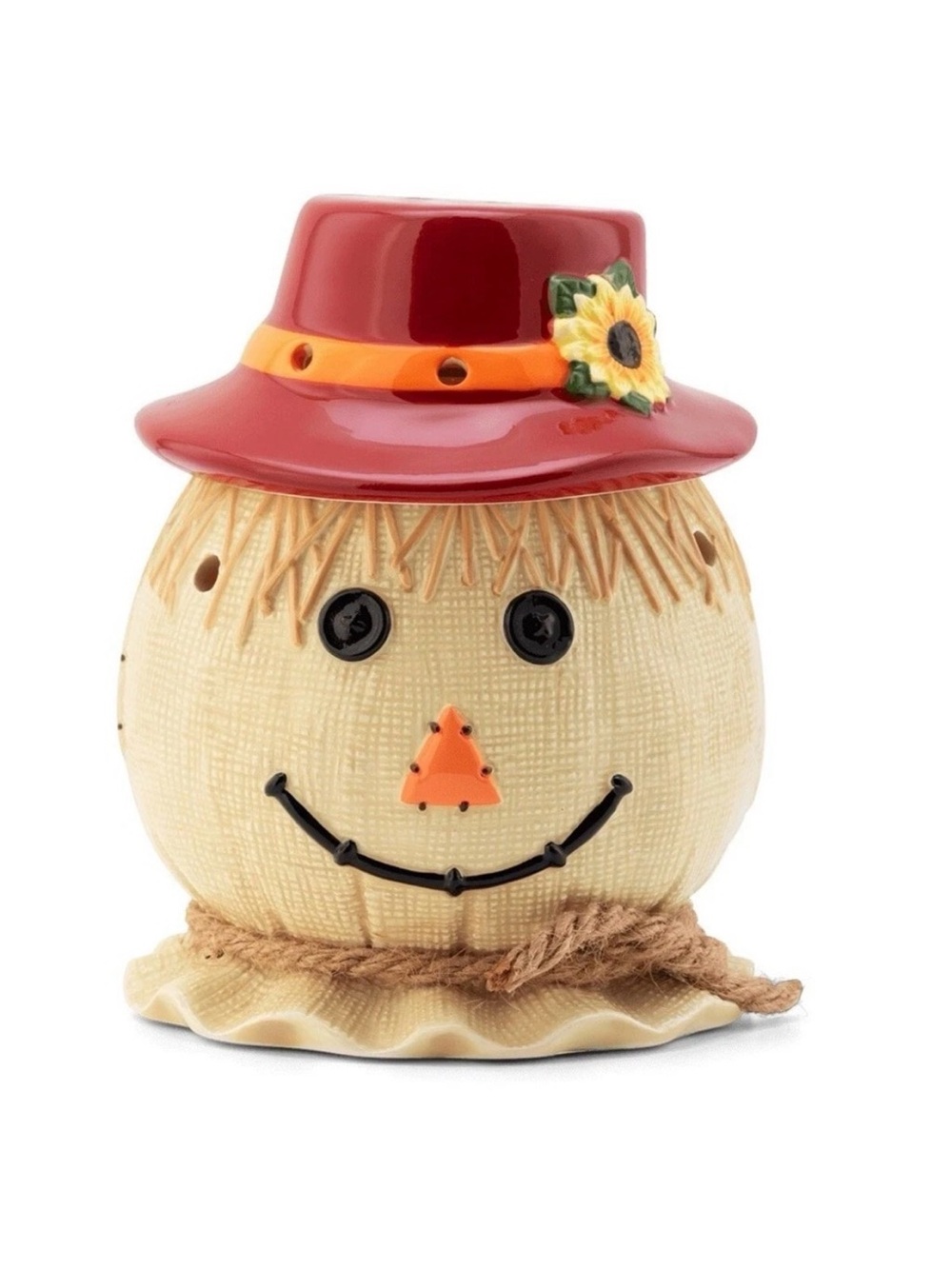 Scentsy Scarecrow Warmer Retired Fall Harvest New In Box Wax Melt Burner NOB